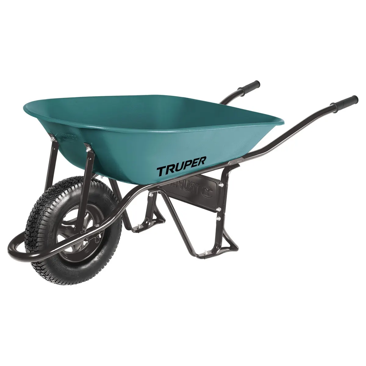 Carretilla neumática con bastidor tubular Truper 5 ft3